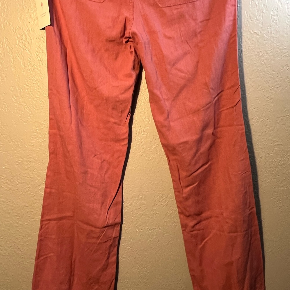 April Spirit Light Beige Brown Track Pants with Elastic Waistband SZ M - Picture 8 of 8